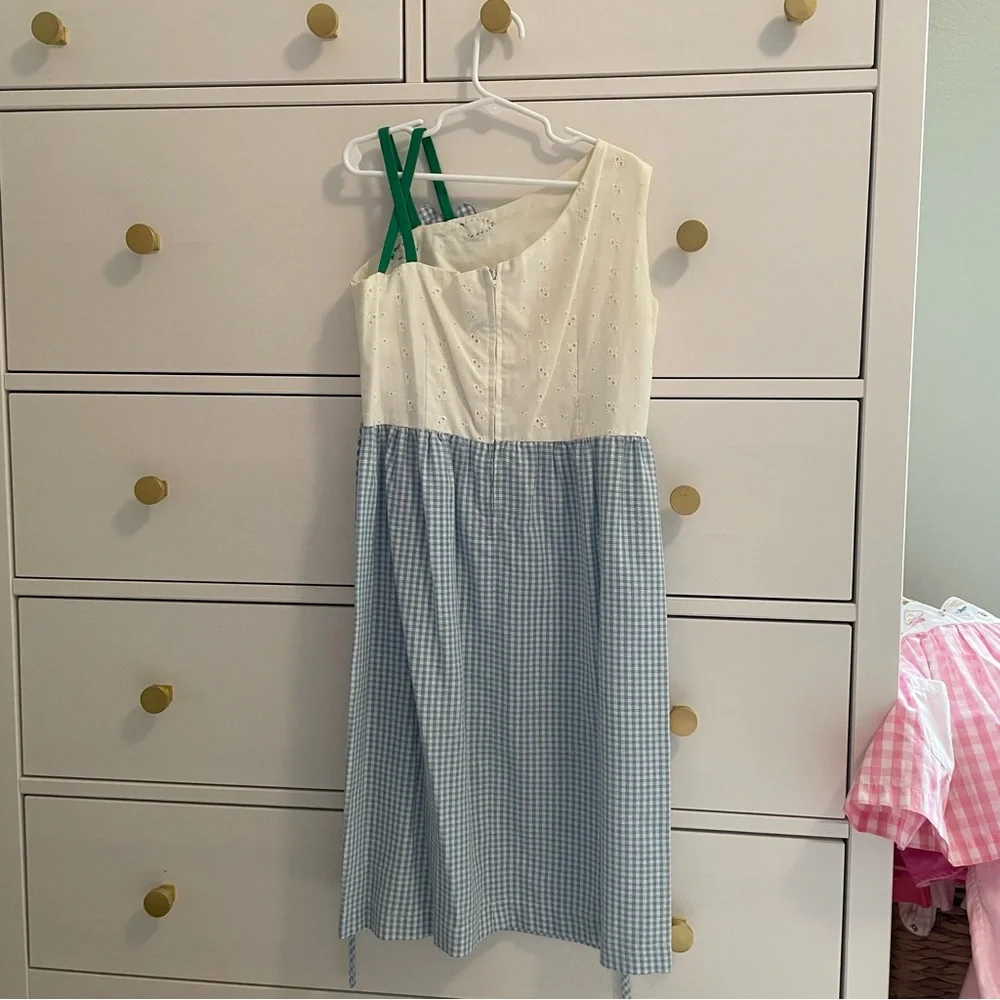 Florence Eisman Floral Eyelet Vintage Dress Size 7